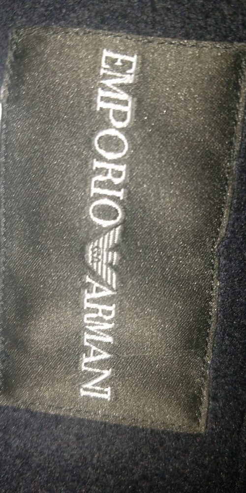 Dark blue Armani light coat
